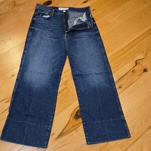 Mother Superior The Maven Wide Hem Ankle Jeans Size 29